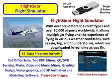 FlightGear Pro  Flight Simulator 2025 Edition Aircraft Plane On USB PC
