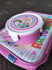 Peppa Pig Lunch Bag And Snack Box