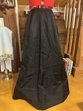 Edwardian Antique Black Silk