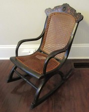 19th Century  Caned Back/Seat