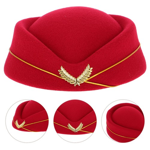 Red flight attendant - red,