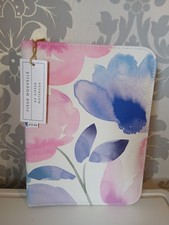 Floral Print Zipped Notebook
