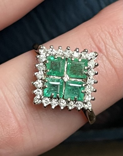 Natural emerald diamond art - natural, &
