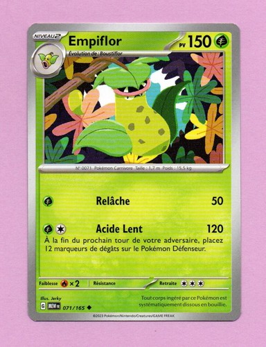 Pokémon 071 165 - pokémon, empiflor