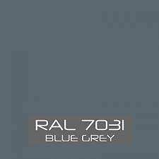 Ral 7031 blue - grey, tinned