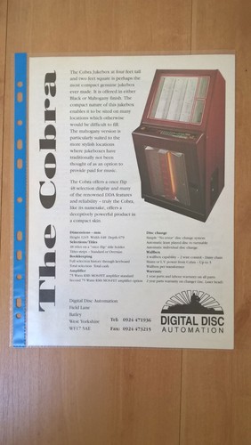 Dda digital disc - dda, automation