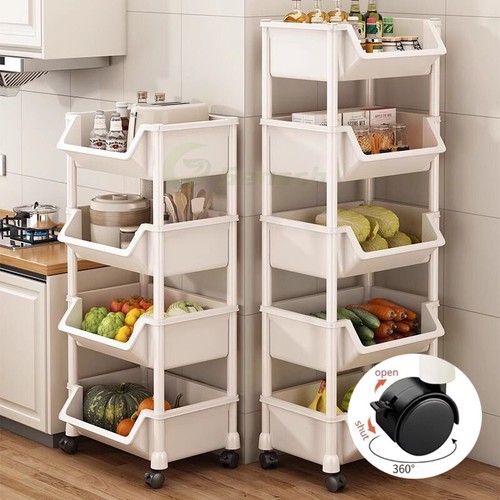 Tier storage trolley cart - storage,