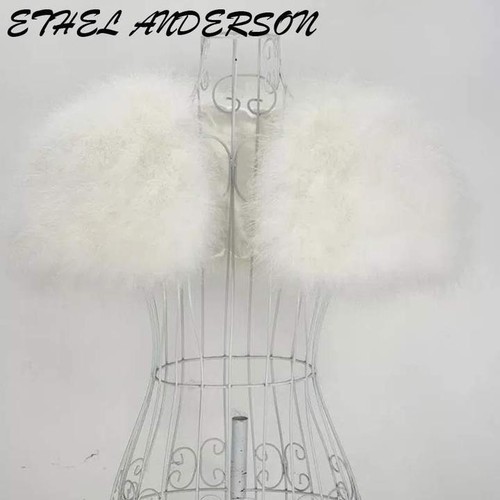 Ostrich feather wrap shrugs - feather,