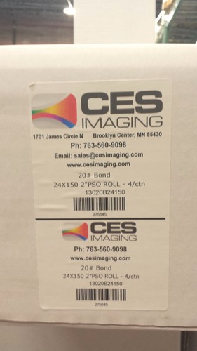 Rolls x150 20lb bond cad - rolls,