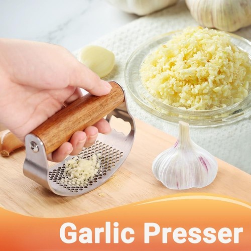 Garlic mincer manual - garlic,