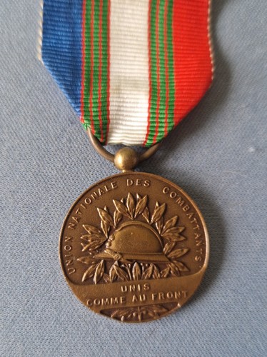 French unc veterans medal - veterans, ww1