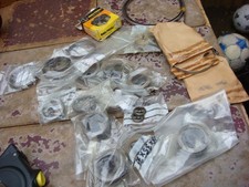 Old Vintage Antique  Mantle Clock  Springs Untested   For Spare To Repair