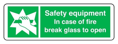 Safety equipment case of - equipment, in