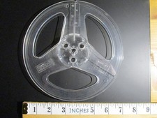 EMPTY 1x 7 inch SCOTCH take up spool for 1/4" reel to reel tape recorder