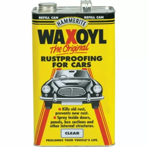 Hammerite waxoyl clear 5l - hammerite,