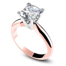 9ct Gold Ring  Princess Cut