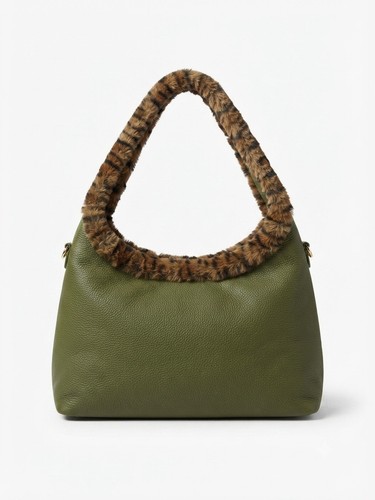 New trendy olive - olive, handbag
