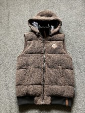 Indigo Brown Body Warmer Gilet
