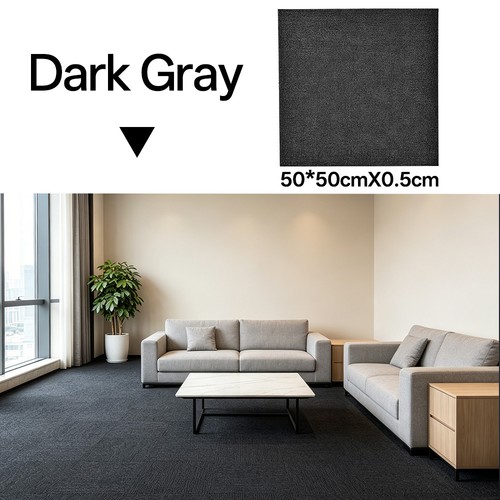 20x carpet tiles 50x50cm - 20x,