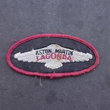 VINTAGE ASTON MARTIN LAGONDA WING LOGO LUXURY BRAND EMBROIDERED PATCH OR BADGE 