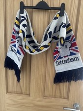 Vintage Tottenham Hotspur Spurs 90s Football Scarf - White