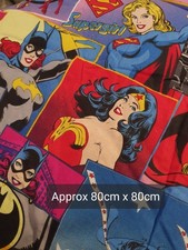 DC Comics Batgirl Wonder Woman Femme Power Fabric Remnant