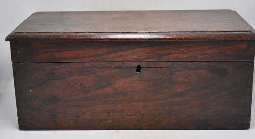 Antique georgian oak deed - antique, box