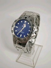 Genuine Men's Zeitner Aqua sport Wristwatch Blue Dial Quartz Movement