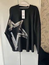 F & F Black Long Sleeve Jumper