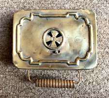 Vintage French Traditional Brass Foot Warmer, Classic Car or School Heater