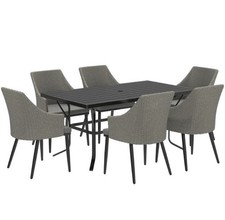 6 Seater Rattan Dining Set