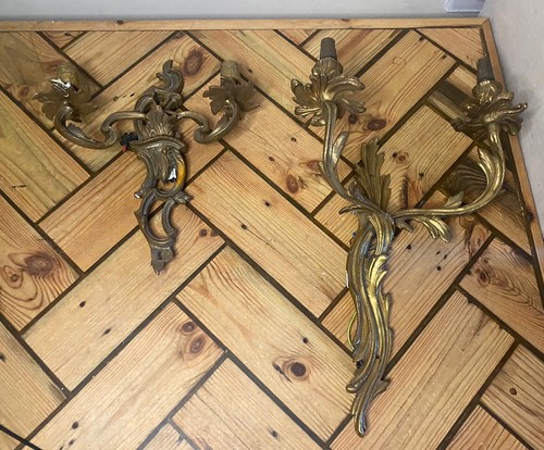 Vintage brass french rococo - french,