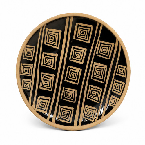 Large tribal pattern ceramic - tribal,