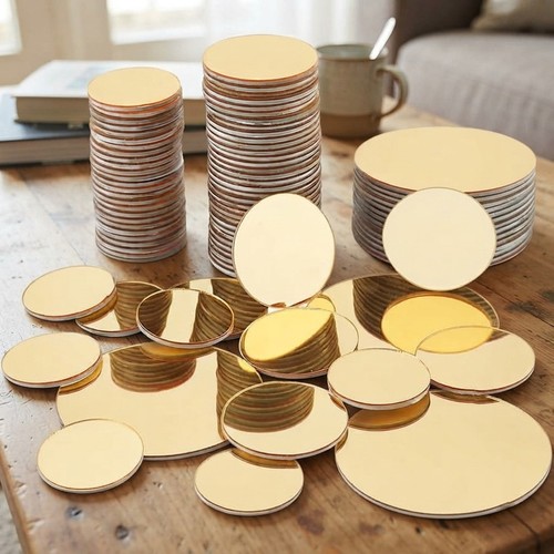 Dazzling gold mirror - mirror,