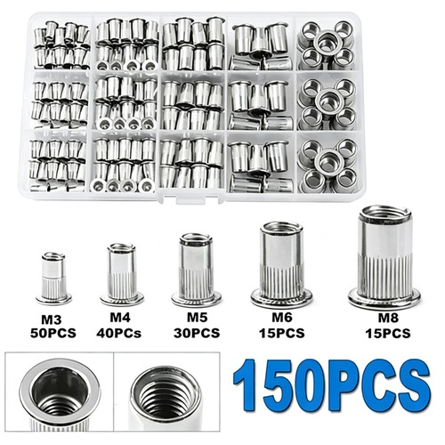 150 165pcs carbon steel rivet - carbon,
