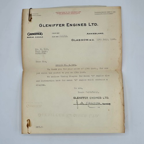1946 gleniffer engines glasgow - engines,