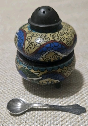 Cloisonne enamel brass open - enamel,