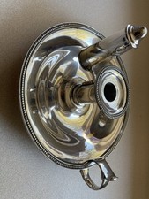 ANTIQUE VICTORIAN EPNS CHAMBER CANDLE HOLDER . Used.