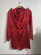 Stunning Red Playsuit Skort