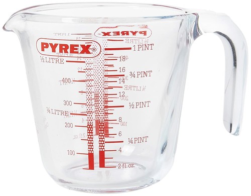 Pyrex clear measuring jug - clear,