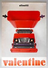 OLIVETTI VALENTINE B2 size poster by Olivetti Ettore Sottsass