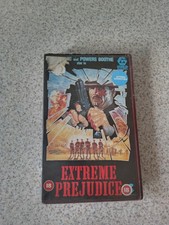 EXTREME PREJUDICE BIG BOX EX RENTAL UK PAL VHS 1987 NICK NOLTE POWERS BOOTHE