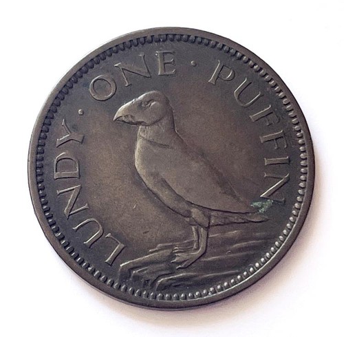 Lundy island one puffin coin - lundy,