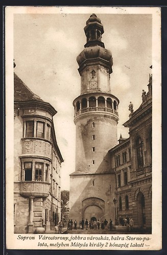 Sopron várostorony jobbra - sopron,,