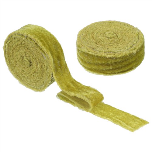 2pcs velvet ribbon x 6yd - ribbon, 1"