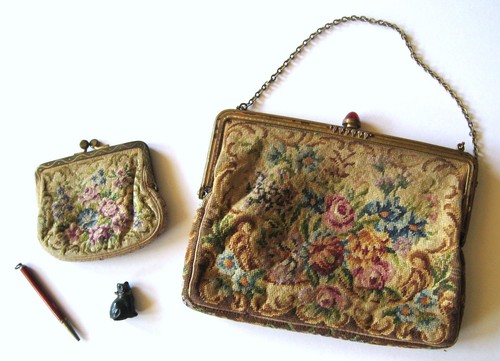 Antique vintage petit point