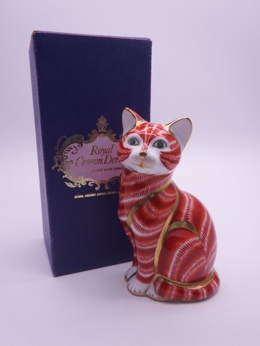 Royal crown derby ginger tom - derby,