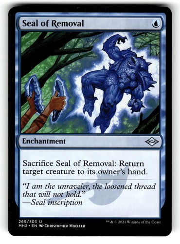 Seal removal 269 - removal, uncommon