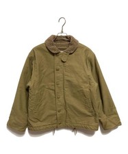 U.S. Navy N-1 Deck Jacket Military Outerwear Black Size M