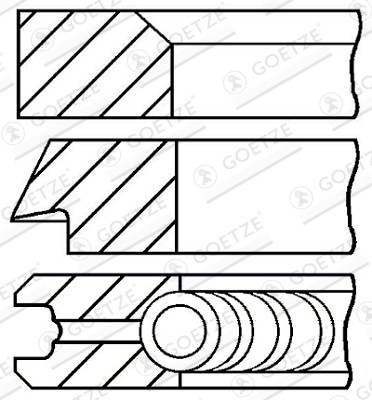 287500 goetze engine - 08-287500-00,